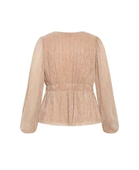 City Chic Women's Lilian Sparkle Top