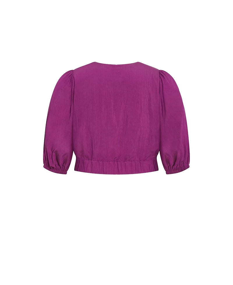 City Chic Women's Tie Kiki Top