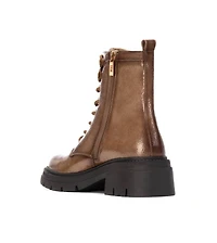 Women's Patent Leather Combat Booties By Xti