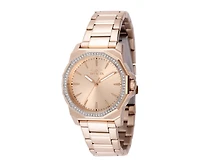 Invicta Women's 49115 Speedway Quartz 3 Hand Rose Gold Dial Watch