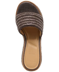 Dolce Vita Women's Throne Platform Raffia Wedge Sandals