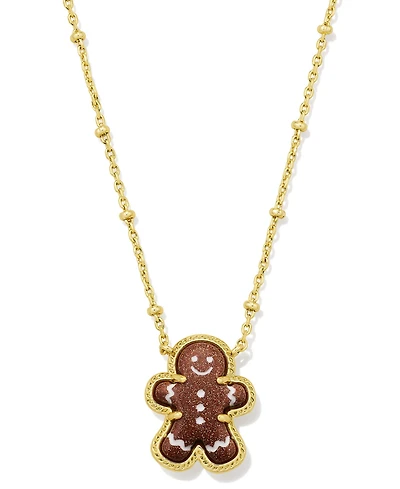 Kendra Scott 14K Gold-Tone Over Brass Short Pendant Necklace