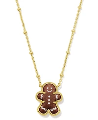 Kendra Scott 14K Gold-Tone Over Brass Short Pendant Necklace