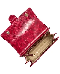 Brahmin Medium Hallie Printed Mini Satchel Bag