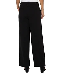 Liverpool Los Angeles Petite Kelsey Wide-Leg Trousers