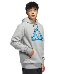 adidas Men's Graphic Big Logo Sportswear Hoodie