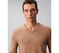 Calvin Klein Men's Merino Wool Blend V-Neck Sweater