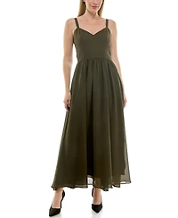 Taylor Women's Sleeveless Midi Dress with Cardigan Set