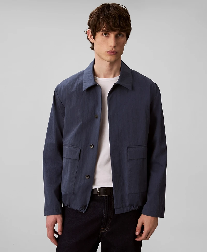 Calvin klein Men's Tech Cotton Blouson Jacket