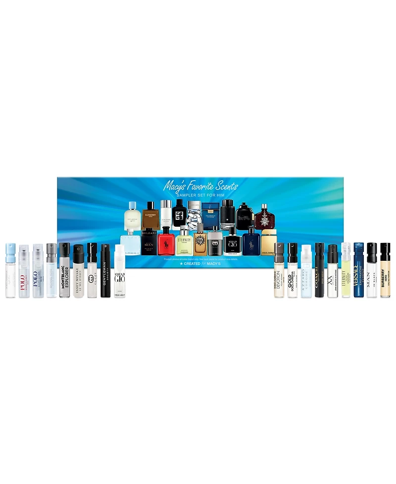 Created For Macy's 18-Pc. Favorite Scents Sampler Set For Him