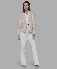 Karl Lagerfeld Paris Women's Single Button Jacket