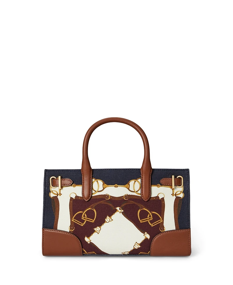 Lauren Ralph Lauren Belting-Print Devyn Tote Bag