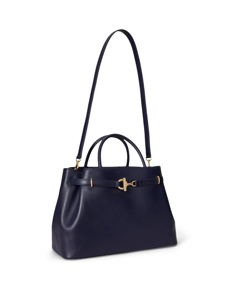 Lauren Ralph Lauren Leather Blaike Satchel Bag