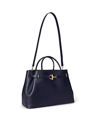 Lauren Ralph Lauren Leather Blaike Satchel Bag