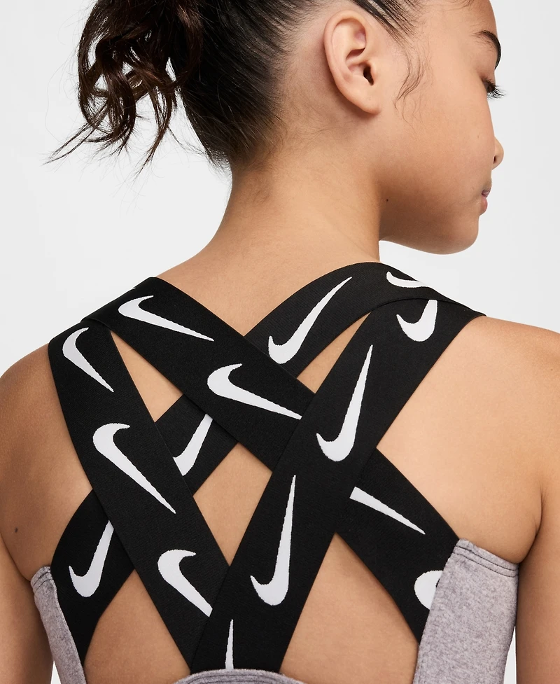 Nike Girls 7-16 Gymnastics Strappy Performance Back Leotard