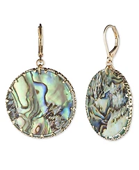 lonna & lilly Gold-Tone Disc Drop Earrings