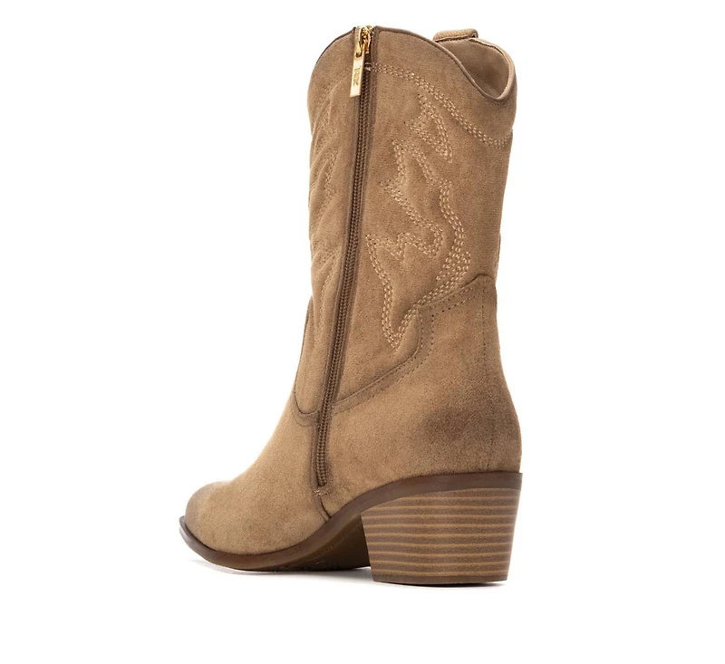 Xti Women's Suede Italian Western Booties