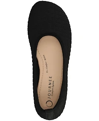 Journee Collection Women's Aria Knitted Round Toe Knit Flats