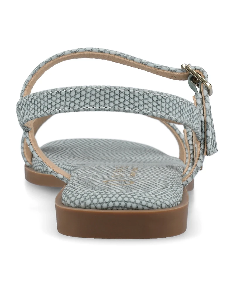 Journee Collection Women's Brianna Open Toe Ankle Strap Sandals