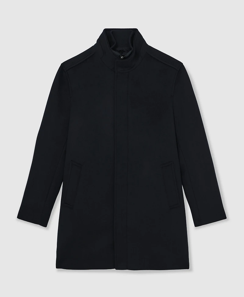 Reiss Men's Wool-Blend Gilet-Insert Coat