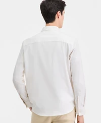 Alfani Men's Long-Sleeve Cotton Needle Corduroy Shirt, Macy's Exclusive