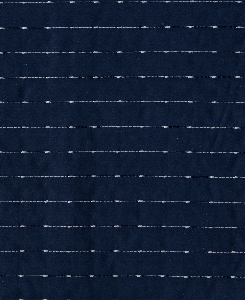 Vcny Home Embroidered Pick Stitch Microfiber 3-Pc. Quilt Set