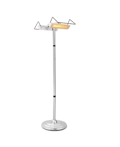 Sugift 1500W Standing Electric Heater With Double-sided Heating.