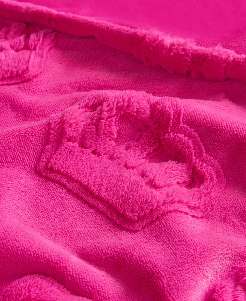 Juicy Couture Faux Fur Throw, 50"x70"