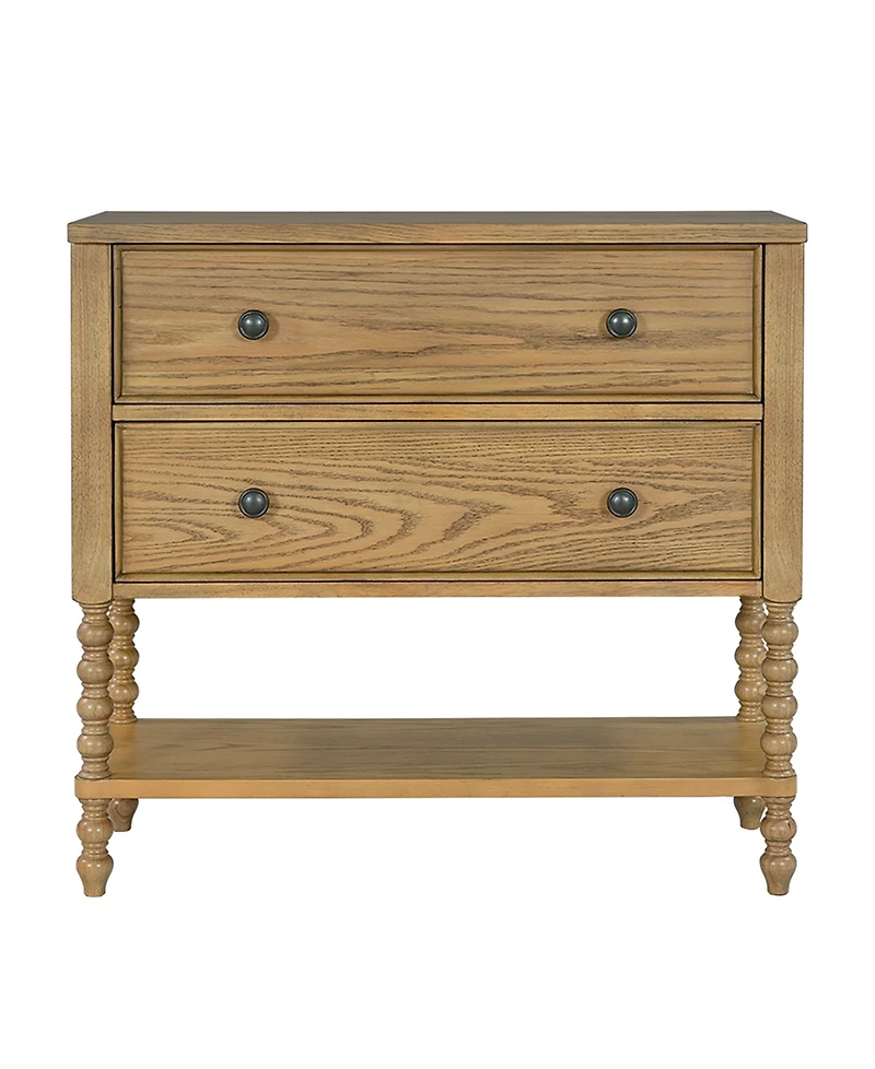 Madison Park Signature 36" Solid Wood Frames 2-Drawer Accent Chest