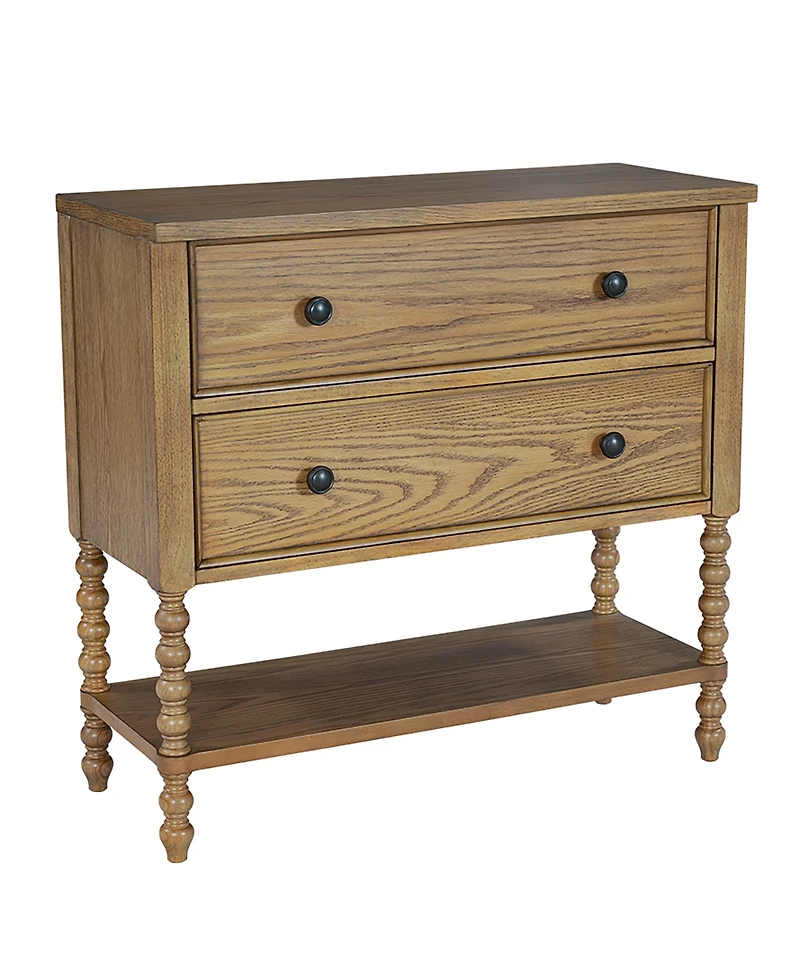 Madison Park Signature 36" Solid Wood Frames 2-Drawer Accent Chest