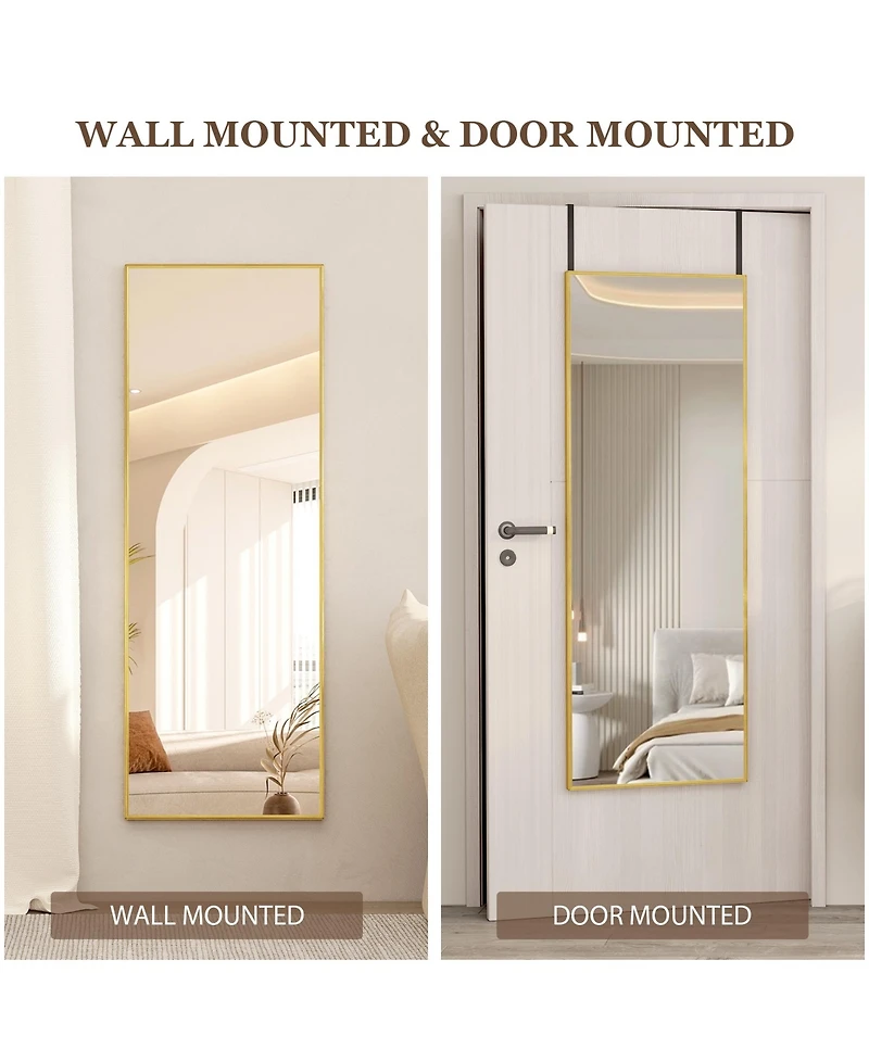 Vlsrka Wall / Door Full Length Mirror