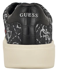 Guess Men's Caffen Branded Lace-Up Casual Sneakers