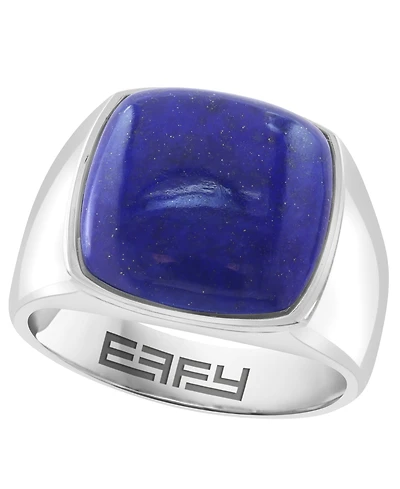 Effy Collection Men's Lapis Lazuli Ring in Sterling Silver