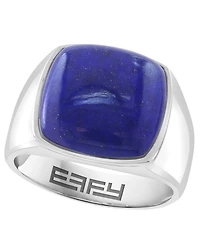 Effy Collection Men's Lapis Lazuli Ring in Sterling Silver