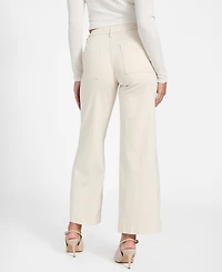 Guess Women's Wide Leg Stretch Denim Jeans
