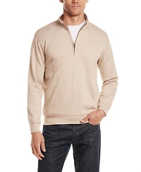 Weatherproof Vintage Men's Long Sleeve Mixy Quarter Zip Sweater
