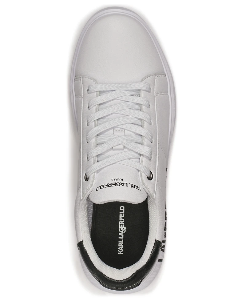 Karl Lagerfeld Paris Men's Spillover Side Logo Sneakers