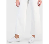 Style & Co Petite Five-Pocket High-Rise Wide Leg Jeans, Macy's Exclusive