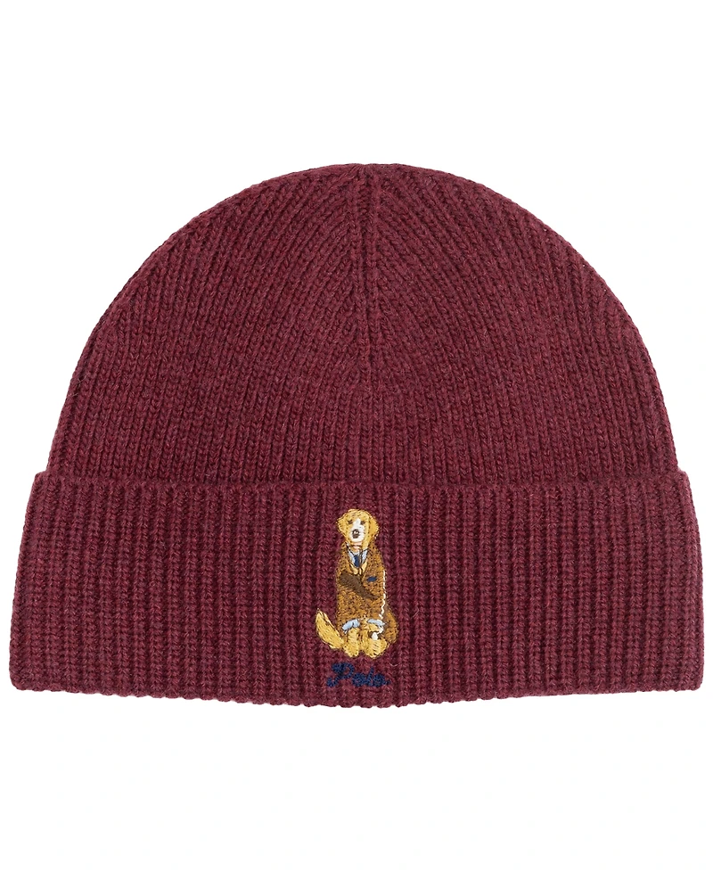 Polo Ralph Lauren Men's Golden Retriever Beanie Hat