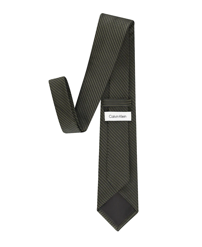 Calvin Klein Men's Iris Stripe Pattern Tie
