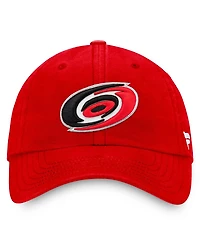 Fanatics Men's Red Carolina Hurricanes Core Primary Logo Adjustable Hat