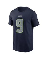 Nike Men's Kenneth Walker Iii College Navy Seattle Seahawks Player Name Number T-Shirt