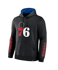 Fanatics Men's Black Philadelphia 76ers Legacy Guard Pullover Hoodie