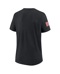 Nike Women's Black Clemson Tigers 2025 Military Appreciation Dri-fit T-Shirt