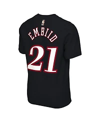 Nike Men's and Women's Joel Embiid Black Philadelphia 76ers Name Number T-Shirt