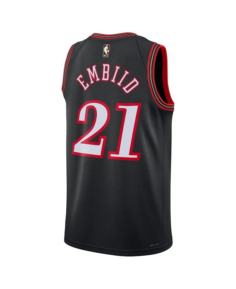 Nike Men's and Women's Joel Embiid Black Philadelphia 76ers Swingman Jersey