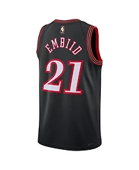 Nike Men's and Women's Joel Embiid Black Philadelphia 76ers Swingman Jersey