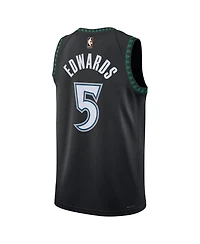 Nike Men's and Women's Anthony Edwards Black Minnesota Timberwolves Swingman Jersey