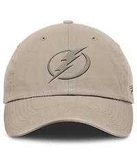 Fanatics Men's Tan Tampa Bay Lightning Authentic Pro Road Adjustable Hat