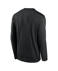 Nike Men's Black Georgia Bulldogs 2025 Courtside Basketball Shootaround Legend Dri-fit Long Sleeve T-Shirt